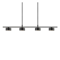 Clyde Pendant Black Metal - PC 4x5W 3-Step 350Lm 2.7K