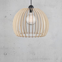 Chino 40 Pendant Brown Wood E27