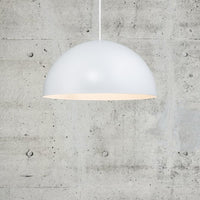 Ellen 40 Pendant White Metal - PC E27