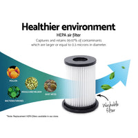 150 Cordless Handheld Stick Vacuum Cleaner 2 Speed Purple And Grey