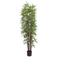 Artificial Bamboo Plant Dark Trunk (Potted) 180cm