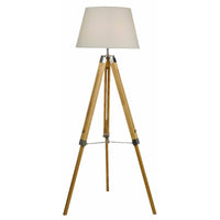 Wooden Tripod Floor Lamp