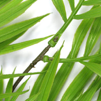 Hanging Fresh Green Bamboo Leaf Fern UV Resistant 80cm