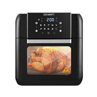 10 Litre Black Air Fryer/Oven