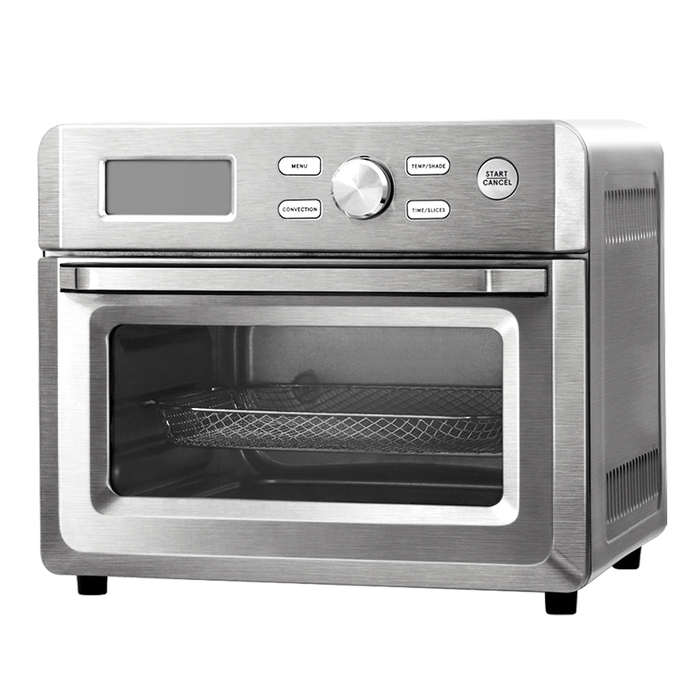 20L Air Fryer Convection Oven LCD Display - Silver