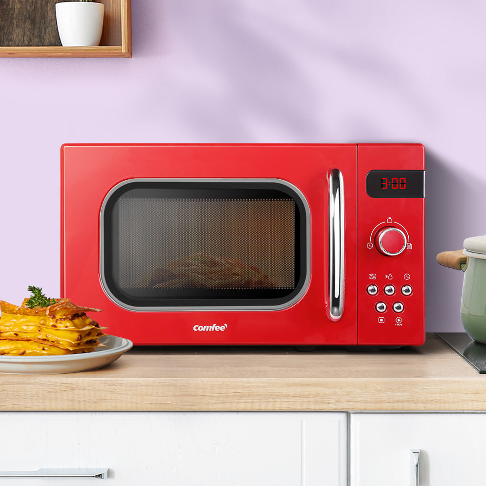 20L Microwave Oven 800W - Red