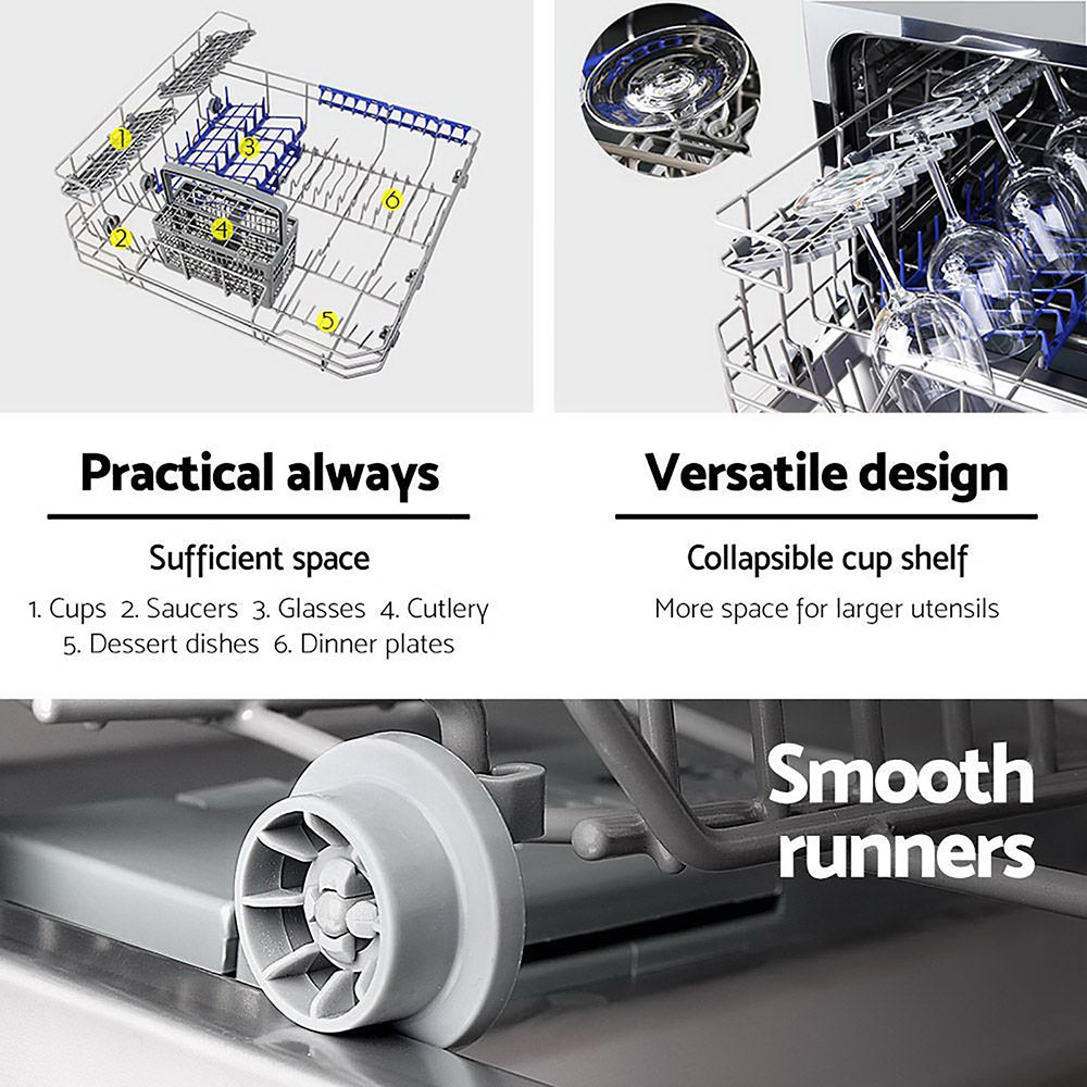 Benchtop Dishwasher 6 Place Bench Top Countertop Dishwasher Freestanding
