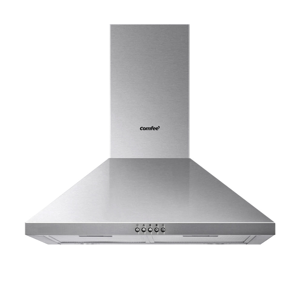 Rangehood 600mm Range Hood Stainless Steel Home Kitchen Canopy Vent 60cm