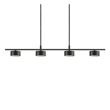 Clyde Pendant Black Metal - PC 4x5W 3-Step 350Lm 2.7K