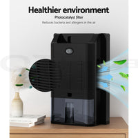 2L Dehumidifier Air Purify Black