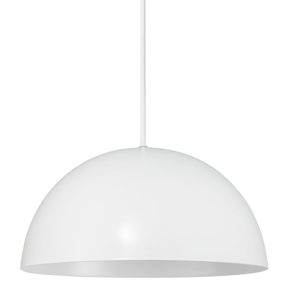 Ellen 30 Pendant White Metal - PC E27