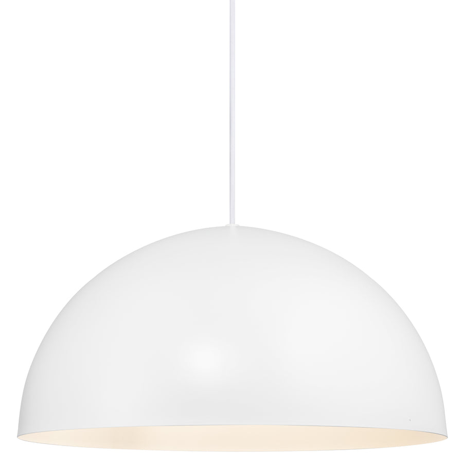 Ellen 40 Pendant White Metal - PC E27