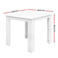 Outdoor Side Beach Table - White