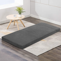 Folding Foam Portable Mattress Grey