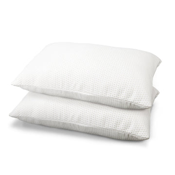 Set of 2 Visco Elastic Memory Foam Pillows