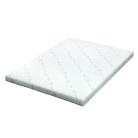 Cool Gel Memory Foam Mattress Topper w/Bamboo Cover 8cm - King