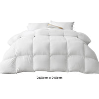 King Size 500GSM Goose Down Feather Quilt