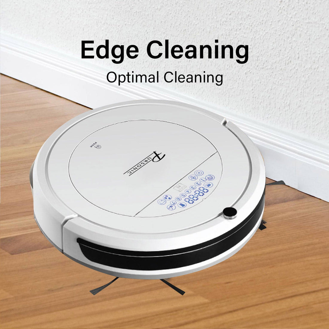 i9 Robotic Vacuum Cleaner Carpet Floor Dry Wet Mopping Auto Robot White