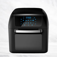 13 Litre Air Fryer 10 Presets LCD Display Black