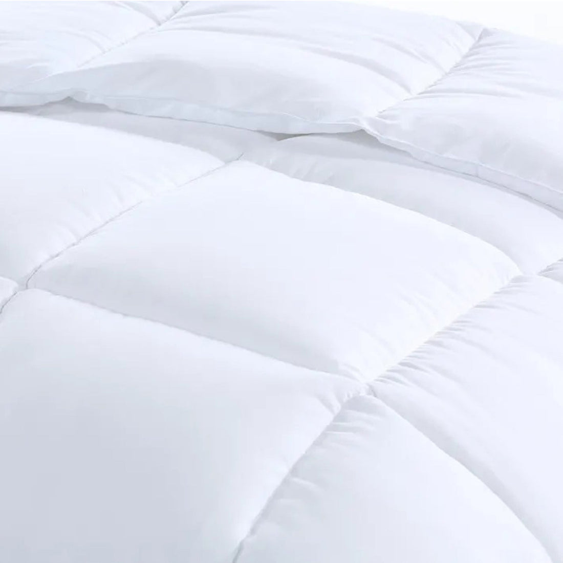 800GSM Silk Blend Quilt Duvet Ultra Warm Winter Weight Doona - White Single