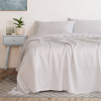 Royal Comfort 3000 Thread Count Bamboo Cooling Sheet Set - Queen - Mid Grey