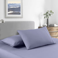 2000 Thread Count Bamboo Cooling Sheet Set Ultra Soft Bedding - Lilac Grey King