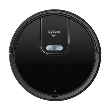 WI-FI GMAX Robotic Vacuum Cleaner Mop App Control Dry & Wet Auto Robot - Black