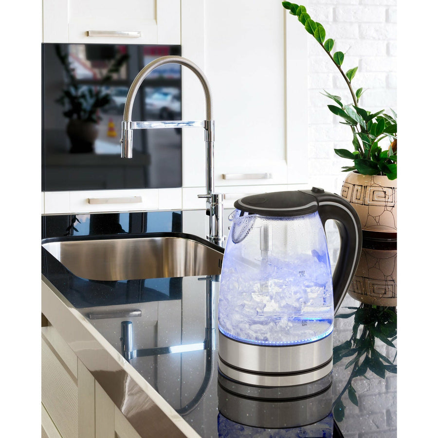 Blue LED Glass Kettle - 1.7 Litre