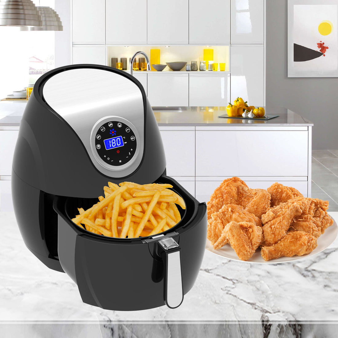 7 Litre Digital Air Fryer LED Display