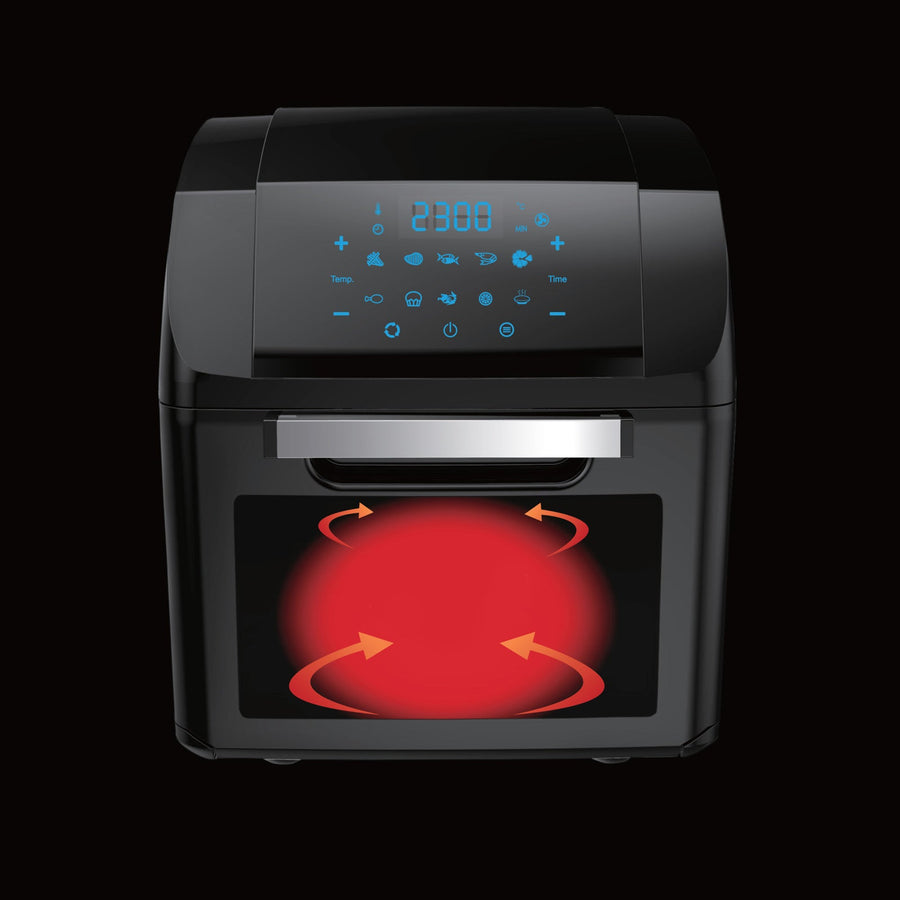 14 Litre Air Fryer Multifunctional Digital Display - Black