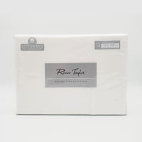 1500 Thread Count Pure Soft Cotton Blend Flat & Fitted Sheet Set White King