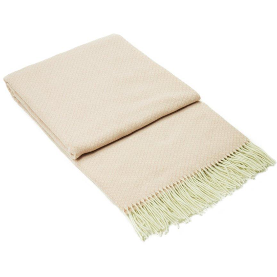 Chiswick Throw - Merino Wool/Cashmere - Blush