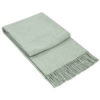 Paddington Throw - Fine Wool Blend - Light Grey