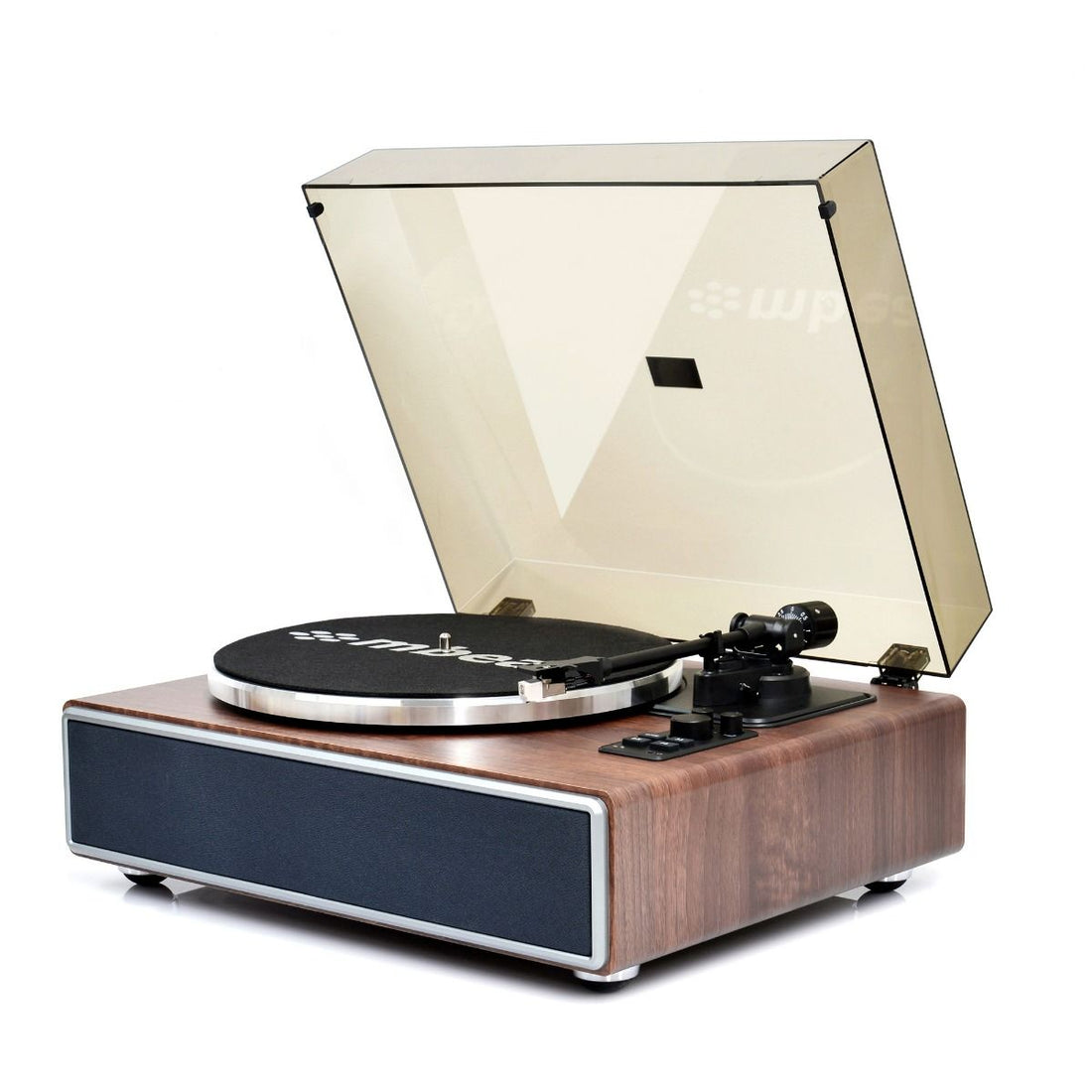 Hi-Fi Turntable with Built-In Bluetooth Receiving Speaker