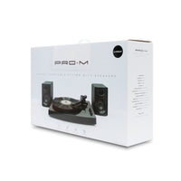 Pro-M Turntable with Bluetooth Speakers (Black)