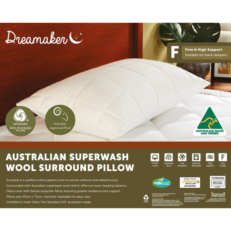 Australian Superwash Surround Pillow