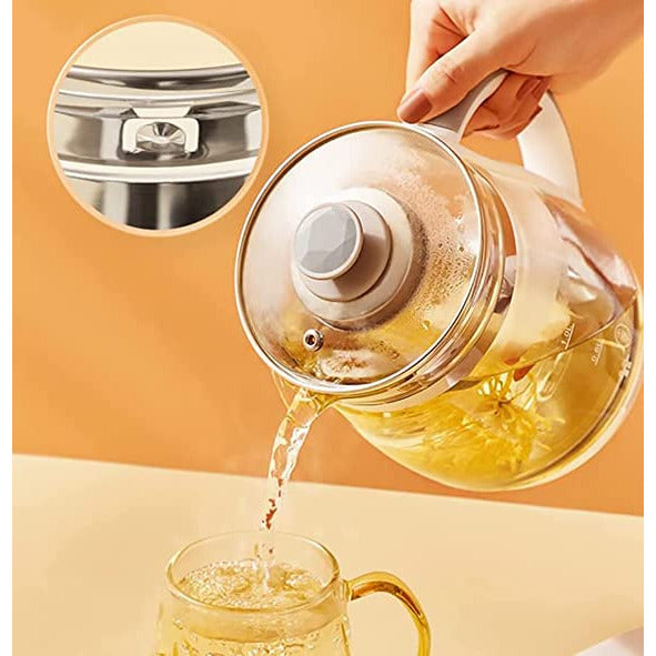 Eletric Glass Kettle Water Boiler Multiple Cooking Boiling Bottle 1.5L