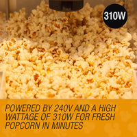 Popcorn Machine - Popper Popping Classic Cooker Microwave