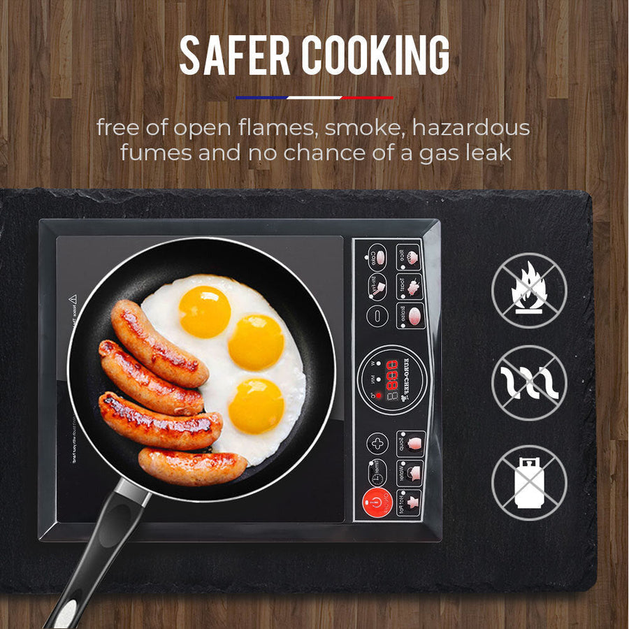 Electric Induction Cooktop Portable Kitchen Cooker Ceramic Cook Top