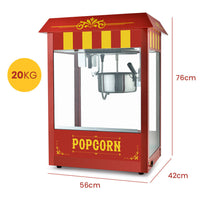 Commercial Electric Popcorn Maker Machine Pop Corn Popper Cooker