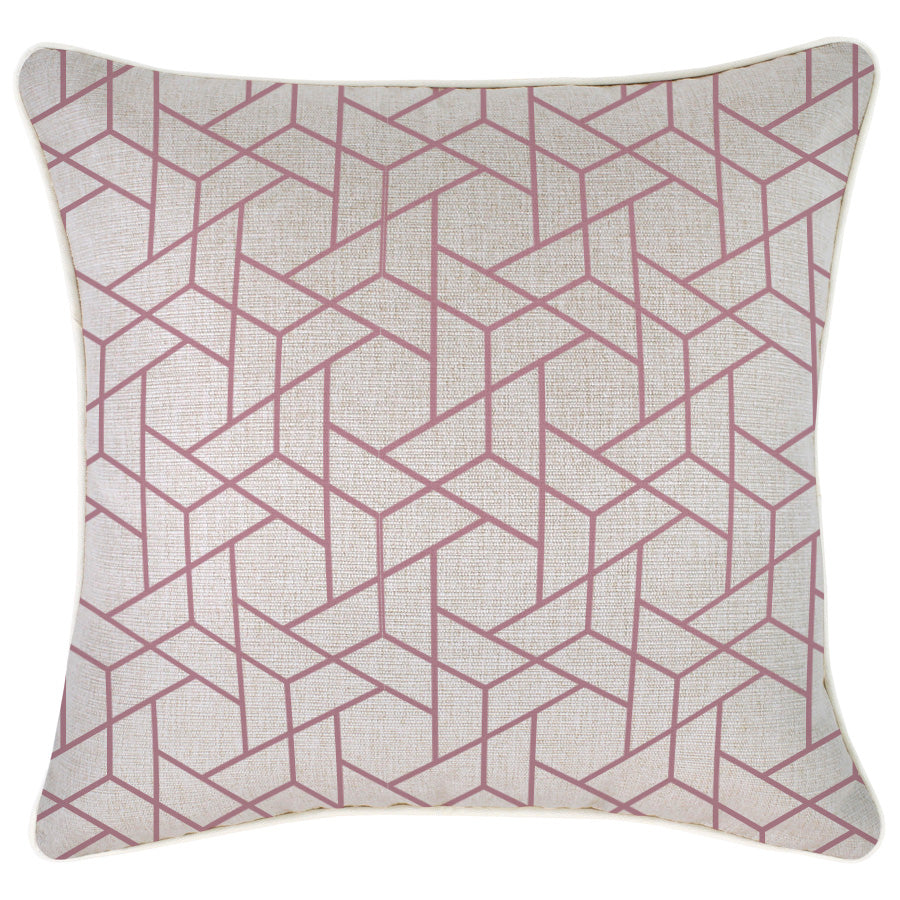 Cushion Cover With Piping Milan Rose 45cm x 45cm