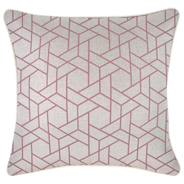 Cushion Cover With Piping Milan Rose 45cm x 45cm