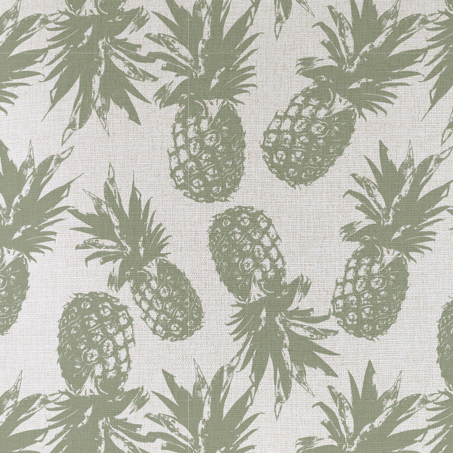 Cushion Cover With Piping Pineapples Sage 45cm x 45cm