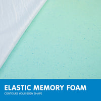 Cool Gel Memory Foam Mattress Topper - Queen