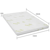 Cool Gel Memory Foam Mattress Topper - Queen