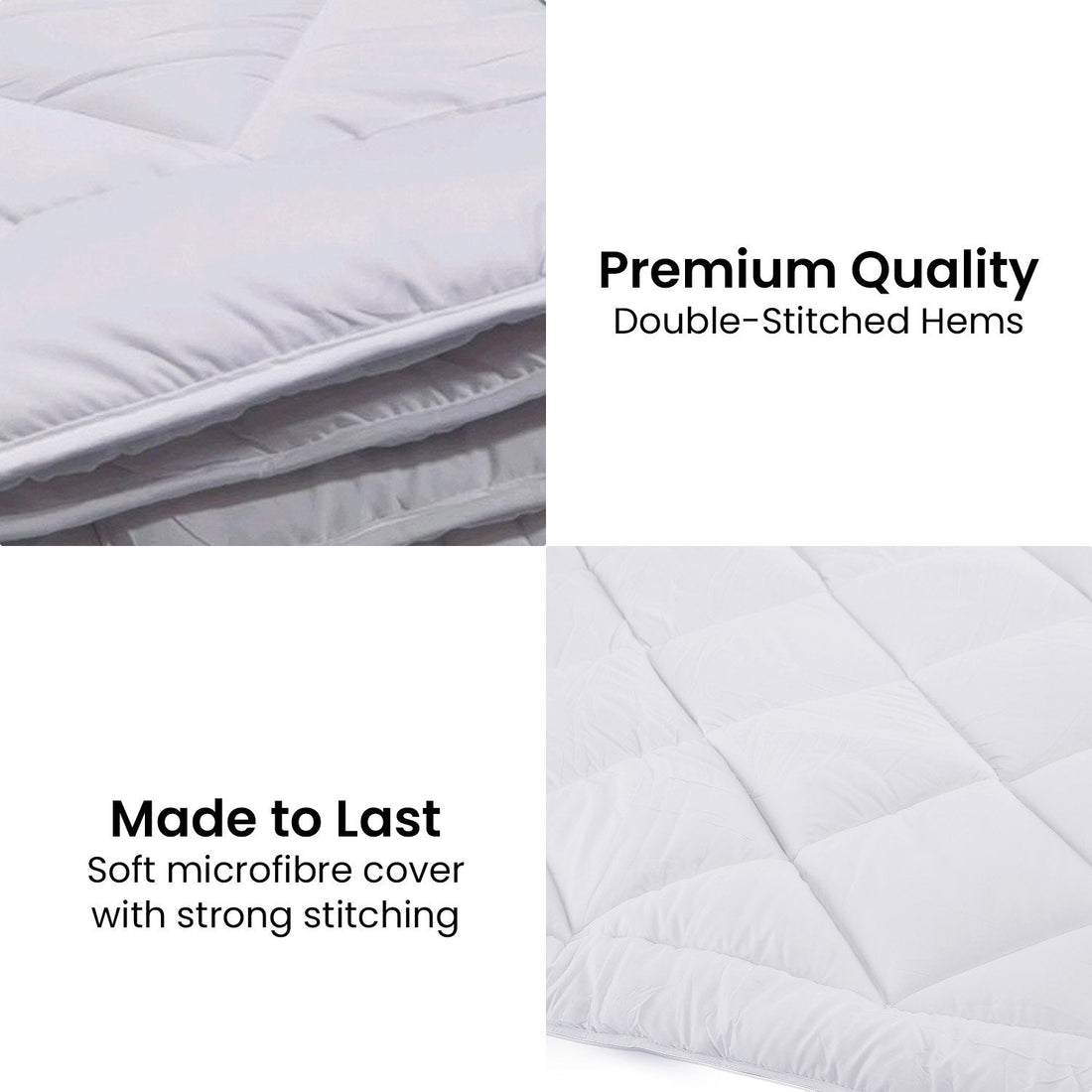 Microfibre Bamboo Comforter Quilt 500gsm - Queen