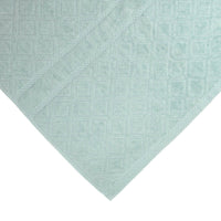 Premium Velour Diamond Design Jacquard Bath Towel (Aqua)