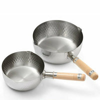 Stainless Yukihira Saucepan  TWIN pack 20cm + 22cm