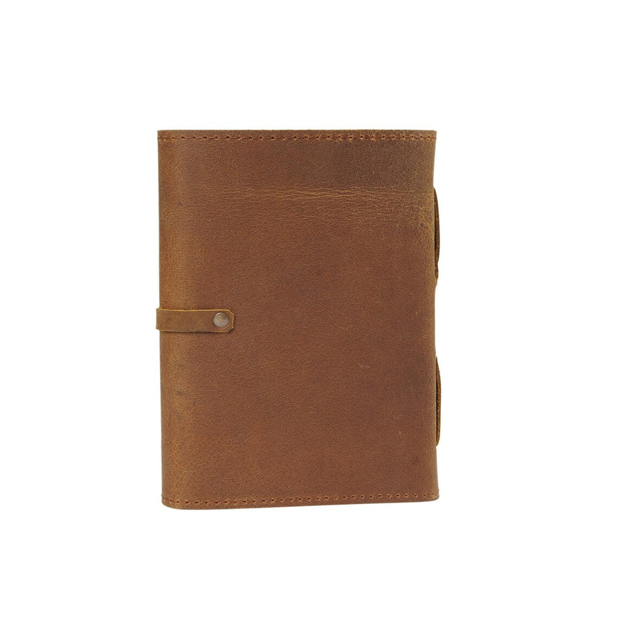 Vintage Leather Journal Recycled Paper Journal Notebook