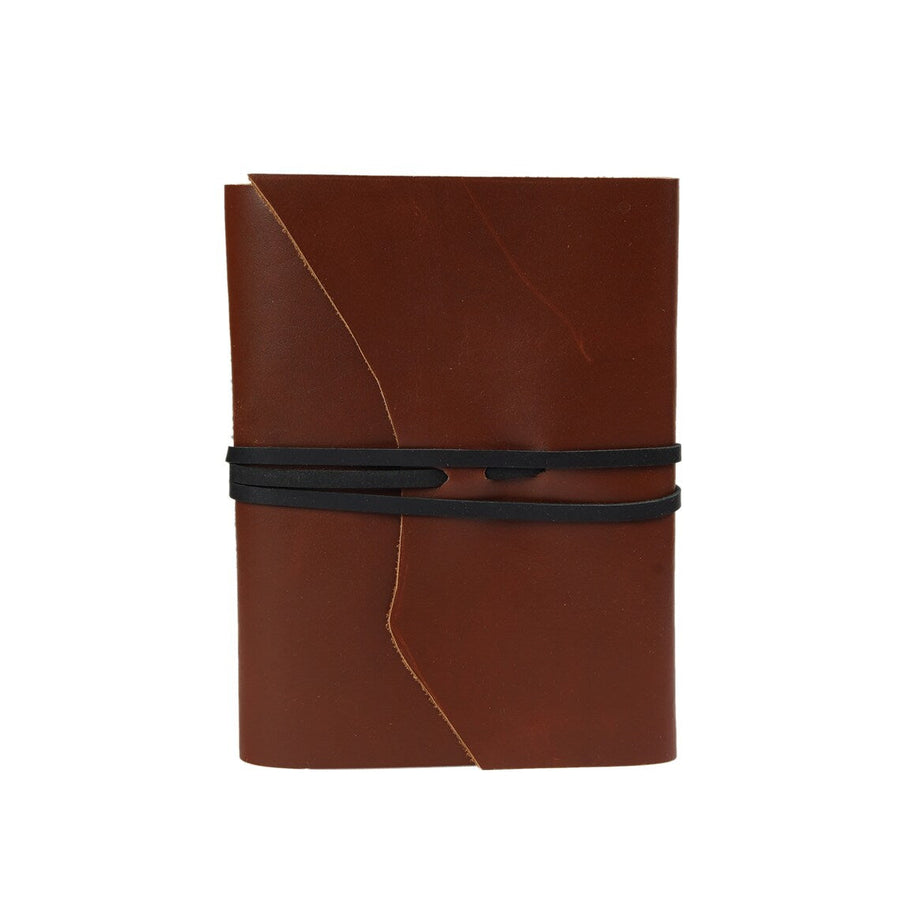 Vintage Leather Journal Recycled Paper Journal Notepad